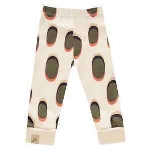 Omamimini Girls Jersey Leggings With Rib Cuff